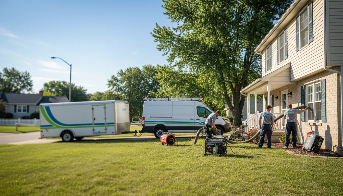 Flooded Basement Restoration And Cleanup With Repair in Cunningham, KS near me